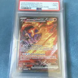 Pokemon Team Rocket's Moltres ex 229/182 Destined Rivals Special Illustration P… - Image 1