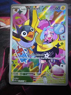 Pokemon TCG Iono's Wattrel 231/217 ascended hero’s illustration rare - Image 1