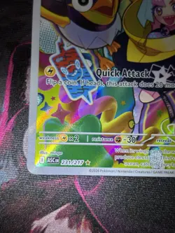 Pokemon TCG Iono's Wattrel 231/217 ascended hero’s illustration rare - Image 2