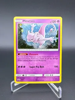 Mewtwo LP SM77 - Cosmos Holo Sun & Moon Promo - Pokemon 2017 - Image 1