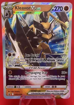 Pokemon: Kleavor VStar Holo Rare SWSH249 Black Star Promo 2022 - MINT🔥 - Image 1