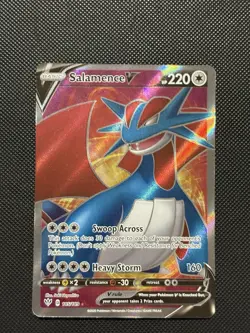 Pokemon Darkness Ablaze - Salamence V - 185/189 - Full Art Rare - M/NM - Image 2
