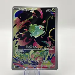 Pokemon TCG Bulbasaur 133/132 Mega Evolution Illustration Rare NM - Image 1