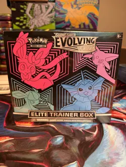 🔥Factory Sealed EVOLVING SKIES ELITE TRAINER BOX Pokemon TCG No Rips 🔥 - Image 1