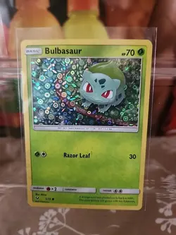 Pokemon - Bulbasaur - 1/73 - Common - Reverse Holo - Sun & Moon Shining Legends - Image 1