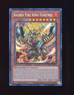[NM] Collector’s Rare Sacred Fire King Garunix RA05-EN031 1st Ed. Yugioh RCV - Image 1