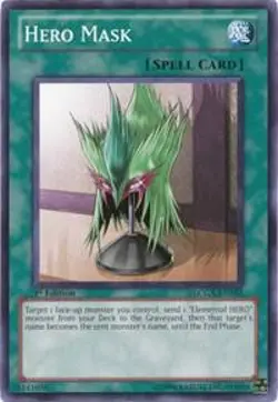Hero Mask LCGX-EN103 Legendary Collection 2 Yu-Gi-Oh 1st Edition NM/M - Image 1