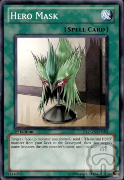 Hero Mask LCGX-EN103 Legendary Collection 2 Yu-Gi-Oh 1st Edition NM/M - Image 2