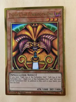 EXODIA THE FORBIDDEN ONE-YUGIOH-1ST EDITION PREMIUM GOLD RARE-MGED-EN005 - Image 1