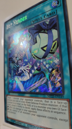 Bot Herder (Prismatic Secret rare) MP25-EN149 1st Edition mint Yugioh TCG - Image 2