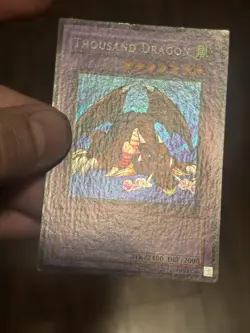 Yugioh Thousand Dragon MRD-143 MRD Secret Rare Unlimited Wavy MP - Image 1