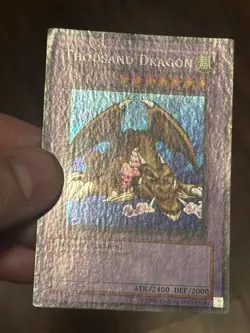 Yugioh Thousand Dragon MRD-143 MRD Secret Rare Unlimited Wavy MP - Image 2