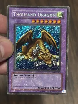 Yugioh Thousand Dragon MRD-143 MRD Secret Rare Unlimited Wavy MP - Image 3