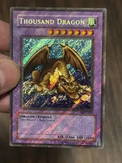Yugioh Thousand Dragon MRD-143 MRD Secret Rare Unlimited Wavy MP - Image 4
