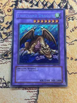 Yugioh Thousand Dragon MRD-143 MRD Secret Rare Unlimited Wavy MP - Image 5