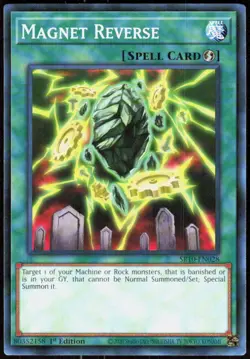 Magnet Reverse SR10-EN028 Structure Deck: Mechanized Madness Yu-Gi-Oh NM - Image 1