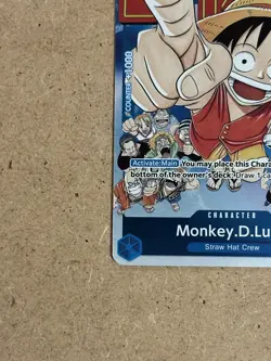 One Piece Card Game Monkey.D.Luffy P-033 Weekly Shonen Jump Promo English - Image 5