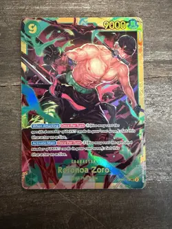 One Piece CCG Roronoa Zoro OP06-118 Near Mint Condition - Image 1
