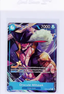 Dracule Mihawk OP09-048 SR Parallel Alt Art Emperors in the New World NM/MINT - Image 1