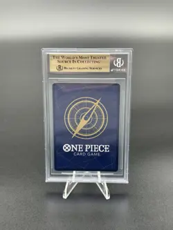 2025 One Piece Monkey.D.Luffy Secret Rare Manga Alt Art #OP11-118 BGS 9.5 - Image 2