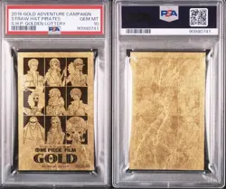 PSA10 2016 One Piece FILM Gold Adventure Campaign Golden Lottery POP14 Japanese - Image 3