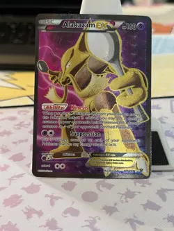 Alakazam EX 117/124 XY Fates Collide 2016 Full Art Pokemon Card TCG MP - Image 1