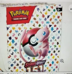 Pokemon Trading Card Game Scarlet & Violet 151 Booster Box Sealed Packs Official - Image 1