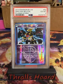Pokemon Giratina TCG Reverse Holo Card 62/135 Plasma Storm Psa 6 - Image 1