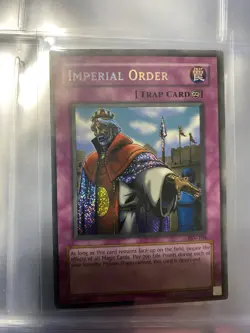 Yugioh Card Imperial Order PSV-104 Pharaoh's Servant reverse foil misprint - Image 2