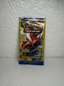 XY Breakpoint 3 Card Booster Pack Pokemon TCG Red Gyarados Art Brand New Sealed - Image 1