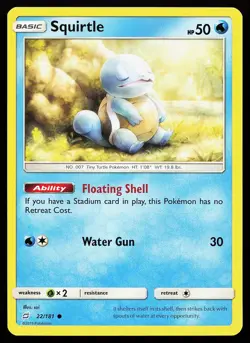 Squirtle 22/181 Common Team Up Pokemon Card - Image 1