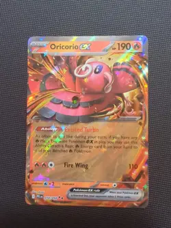 Oricorio Ex 018/094 Phantasmal Flames Holo Pokemon Card Near Mint - Image 1