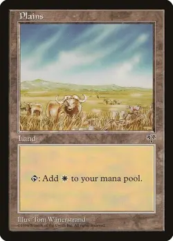 Lot of 20x Plains #332 - MIR Mirage Basic Land MTG Magic PL - Image 1