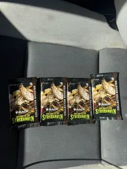 4x MTG Strixhaven Secrets of Strixhaven Collector Booster Packs - Factory Sealed - Image 1