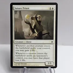 Magic The Gathering - Suture Priest - New Phyrexia (#25/175) Reg NM - Image 1
