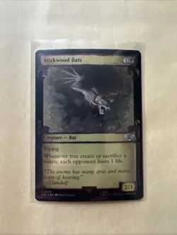 MTG Mirkwood Bats LTR 0546 C NM FOIL Showcase Scrolls - Image 1