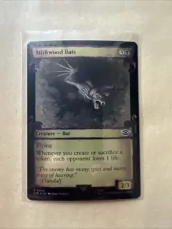 MTG Mirkwood Bats LTR 0546 C NM FOIL Showcase Scrolls - Image 2