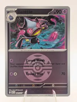 Banette (Dusk Ball) 091/217 Holo Uncommon Ascended Heroes Pokemon Near Mint - Image 1