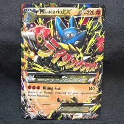 Pokemon TCG M Lucario EX 55/111 Furious Fists Holo - Image 1