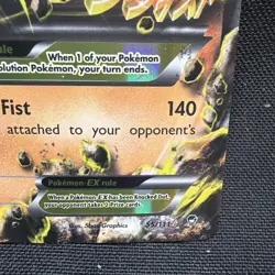Pokemon TCG M Lucario EX 55/111 Furious Fists Holo - Image 5