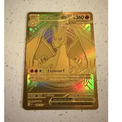 Mega Charizard Y EX 294/217 Gold Hyper Rare, Ascended Heroes, Pokemon TCG (NM) - Image 1