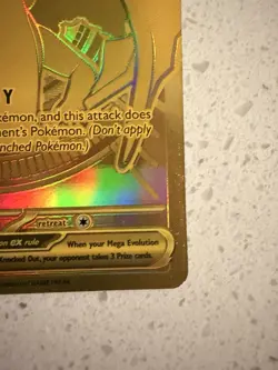 Mega Charizard Y EX 294/217 Gold Hyper Rare, Ascended Heroes, Pokemon TCG (NM) - Image 4
