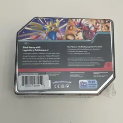 Pokemon TCG Shining Legends Zacian Metal Tin Box English Booster Sealed - Image 2
