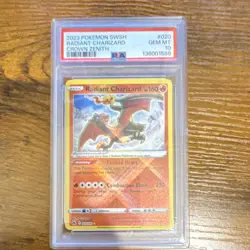 Pokemon Radiant Charizard 020/159 SWSH Crown Zenith Holo PSA 10 Radiant Rare - Image 1