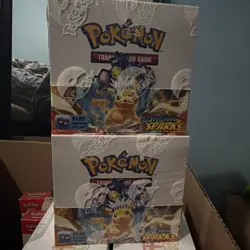 (2 For $500) Pokemon TCG Scarlet & Violet Surging Sparks Booster Boxes SEALED - Image 1