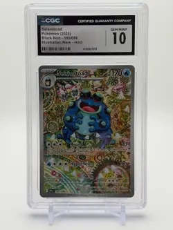 Pokemon Seismitoad Black Bolt (2025) #105/086 Illustration Rare CGC GEM MINT 10! - Image 1