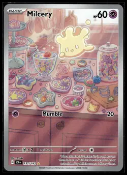 Milcery 152/142 Illustration Rare Stellar Crown Pokemon Holo NM - Image 1