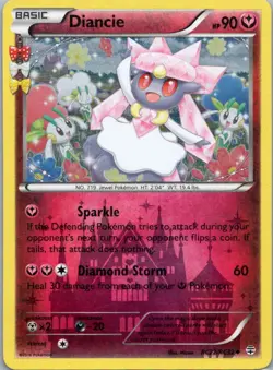 Pokemon TCG Diancie RC22 Generations Holo NM - Image 1