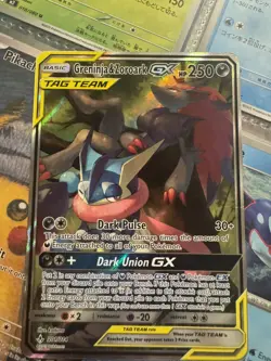 Pokemon Greninja & Zoroark GX Tag Team 201/214 HP+ - Image 1