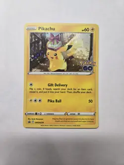 Pokemon TCG Sword & Shield Black Star Promo SWSH234 Pikachu Gift Delivery NM - Image 1